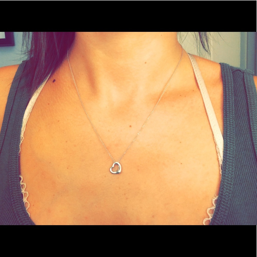 Tiffany heart “I love you” necklace